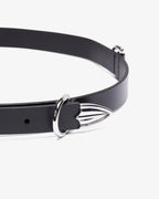 Klassik Belt Black/silver Fitted Accessories - Black