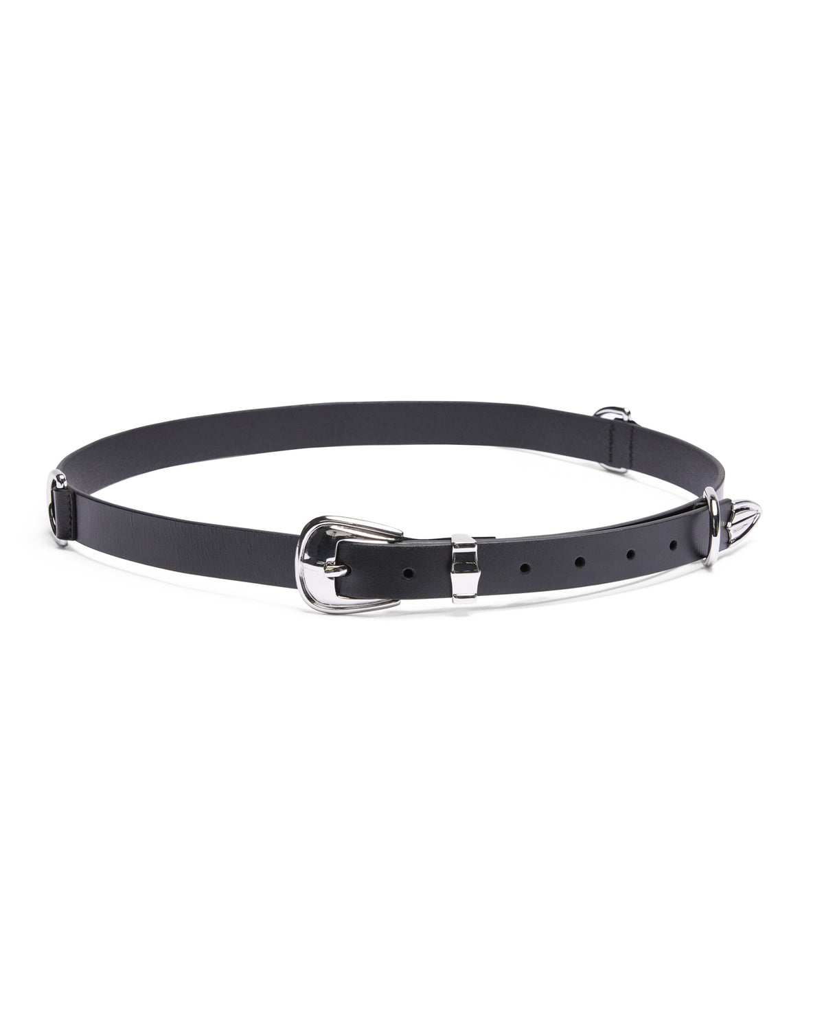 Klassik Belt Black/silver Fitted Accessories - Black
