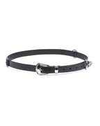 Klassik Belt Black/silver Fitted Accessories - Black