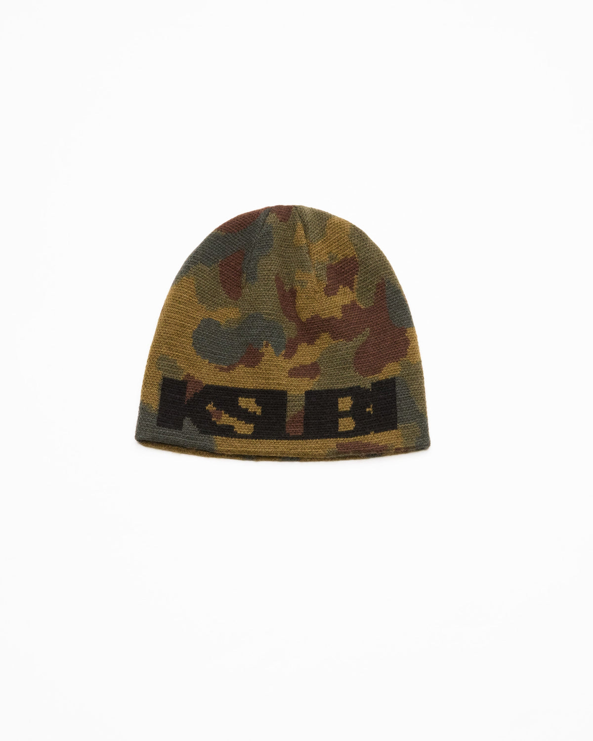 Sott Beanie Camo Fitted Headwear - Green