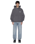 Mens State Ekcess Hoodie Black Fade Oversized Fleece - Black