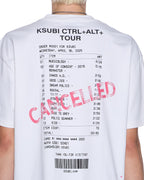 Mens Force Quit Ss Halen Tee Off White Boxy Tees - Beige