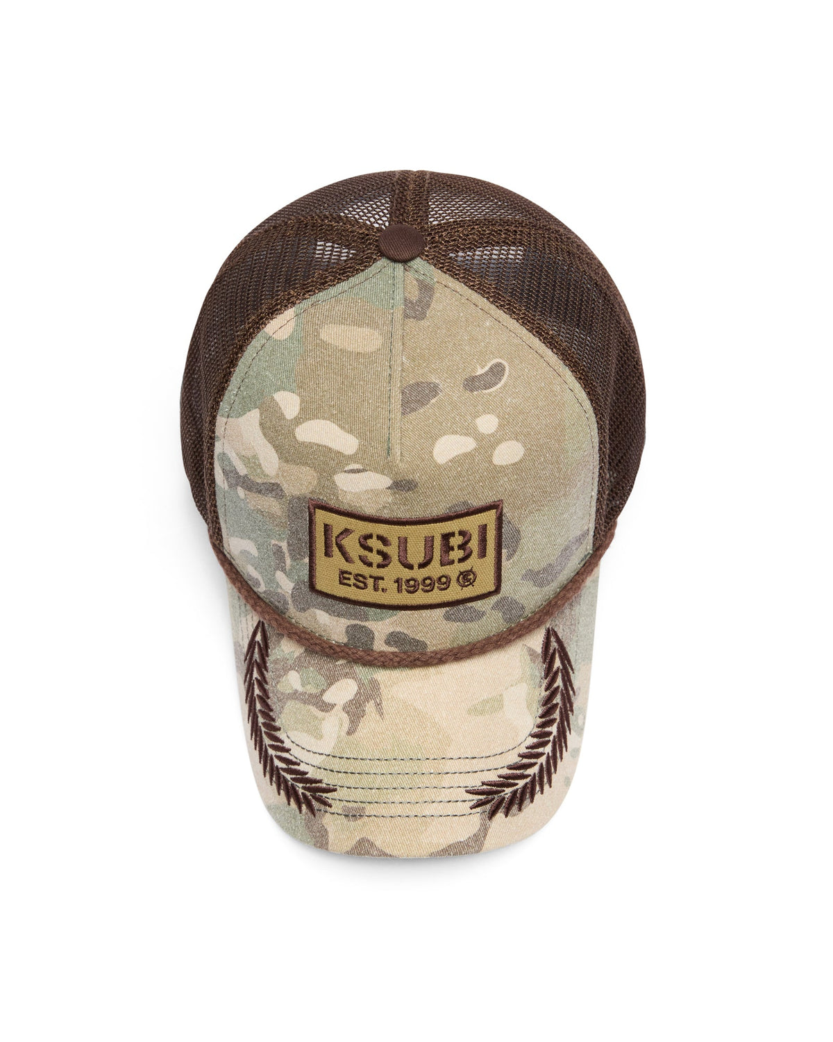 State Camo Trucker Regular Headwear - Green