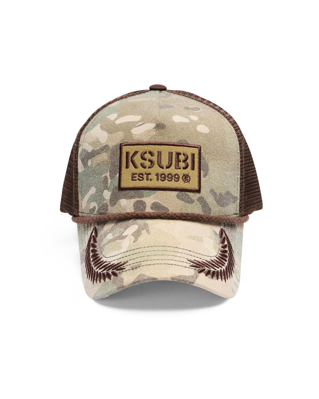 State Camo Trucker Regular Headwear - Green
