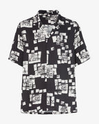 Mens Zodiac Acid Resort Ss Shirt Regular Shirts - Multi Colour