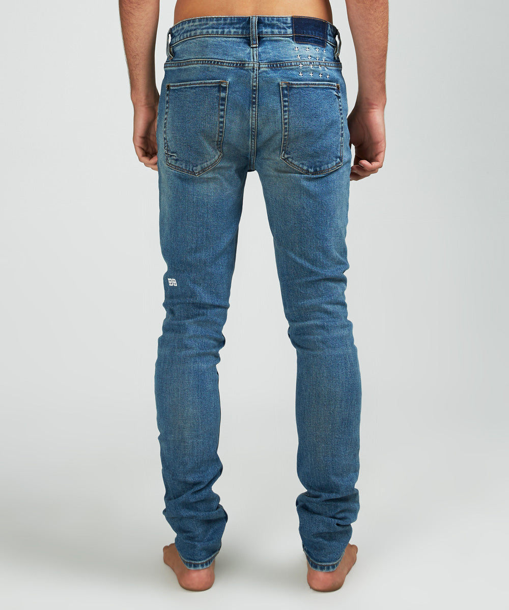 Mens Van Winkle No Glory Skinny Denim Jeans - Denim