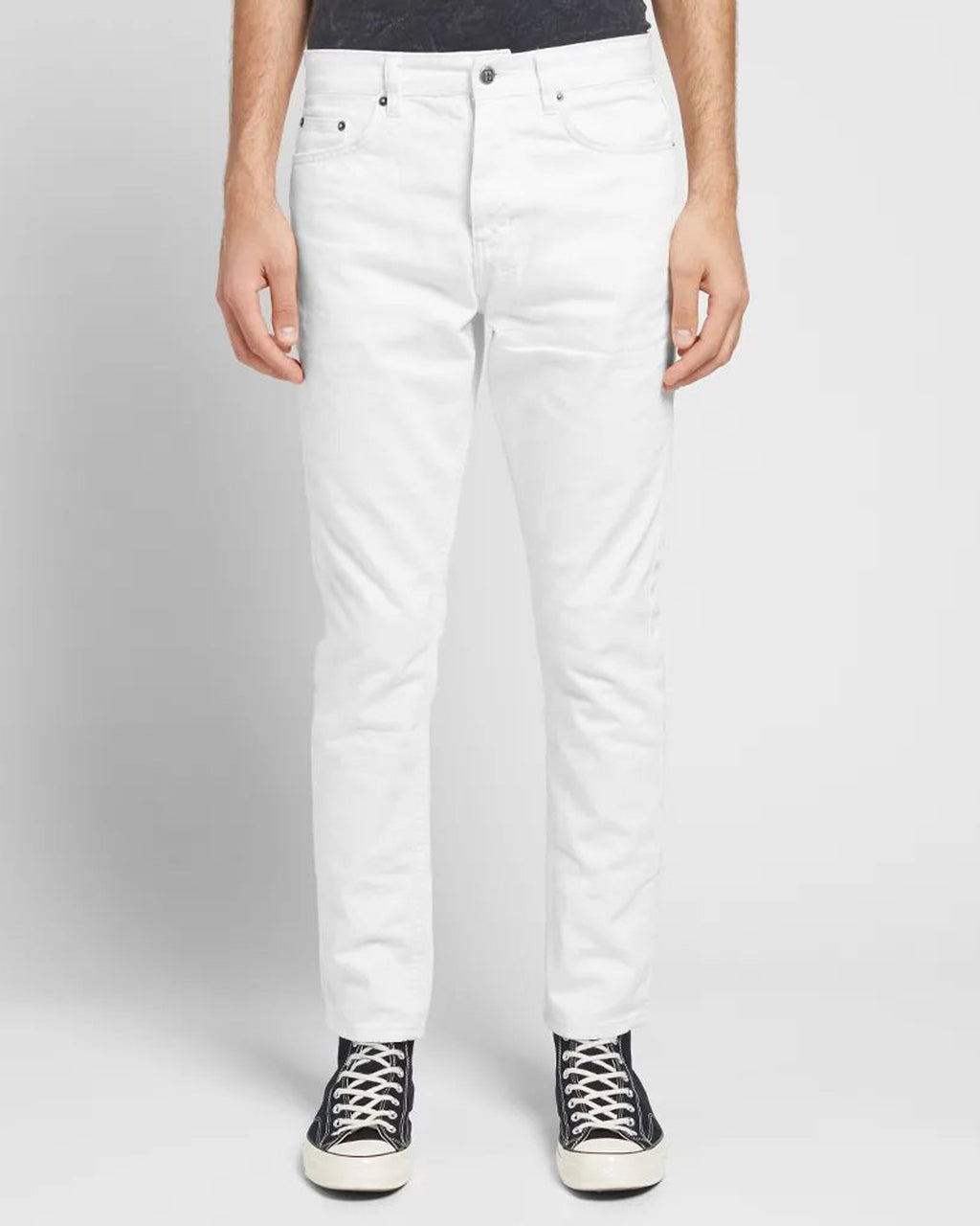 Mens Wolfgang Stark Tapered Denim Jeans - White