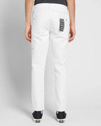 Mens Wolfgang Stark Tapered Denim Jeans - White