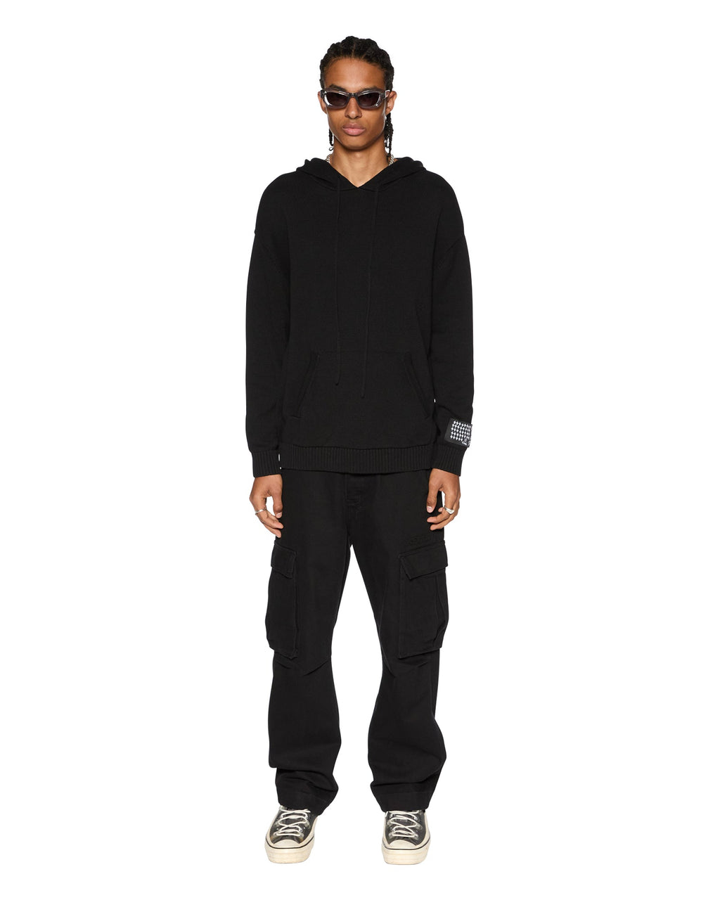 Mens Sott Fugitive Cargo Pant Jet Black Relaxed Pants - Black