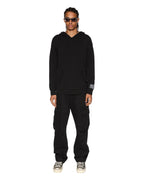 Mens Sott Fugitive Cargo Pant Jet Black Relaxed Pants - Black