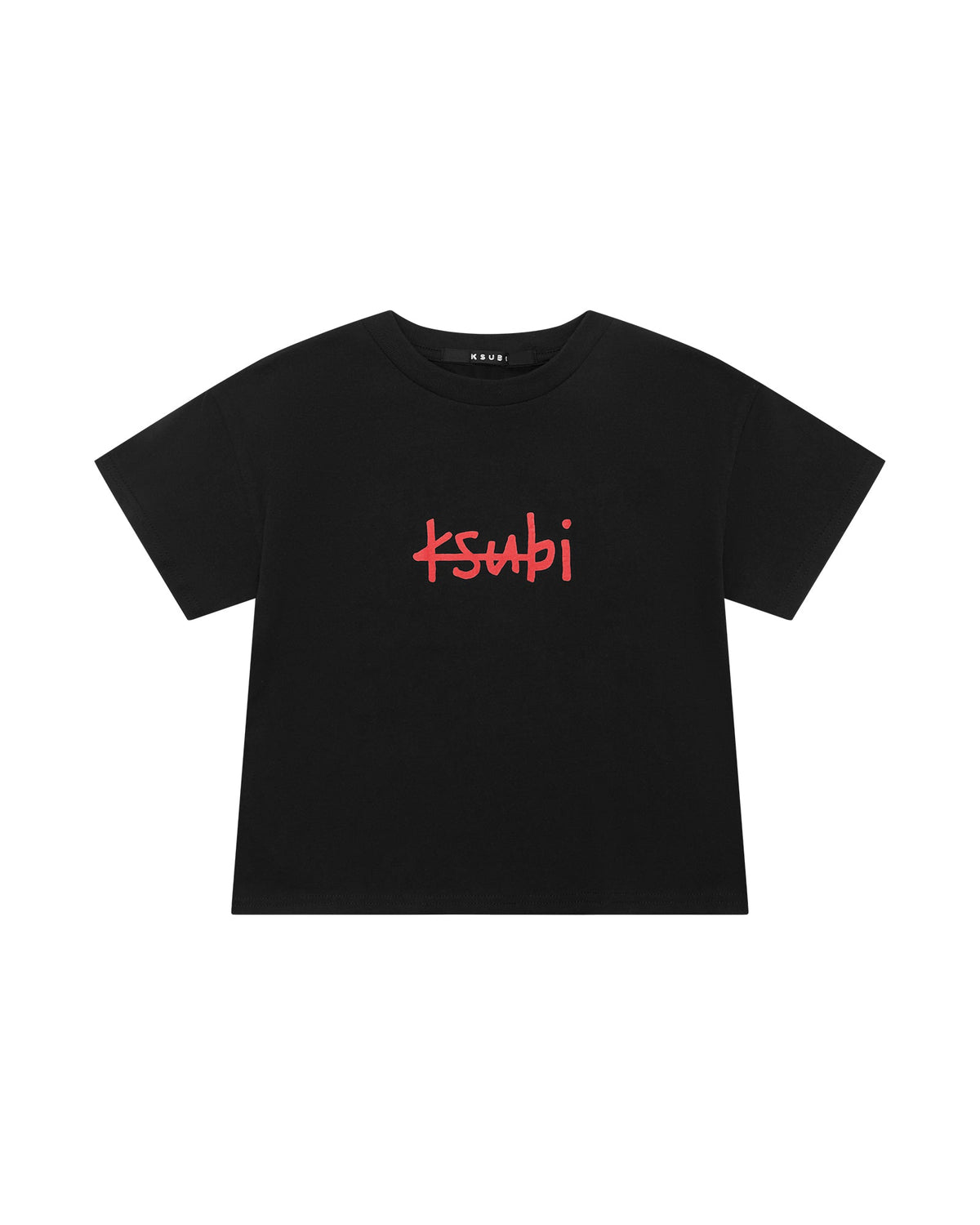 Kids 1999 Lil Biggie Ss Tee Laid Black Oversized Tees - Black
