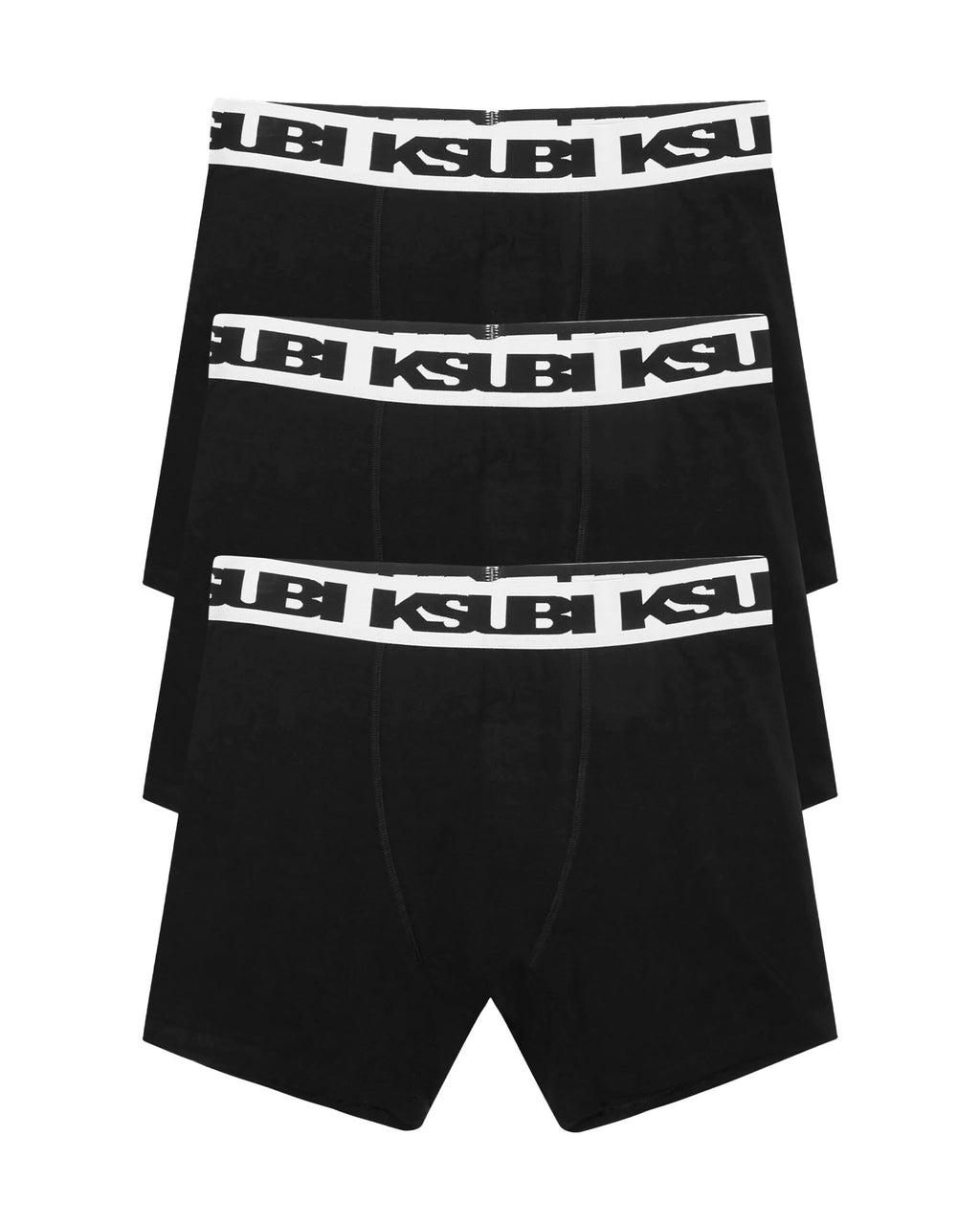 Royalty Boxer Brief 3 Pack Black Underwear - Black
