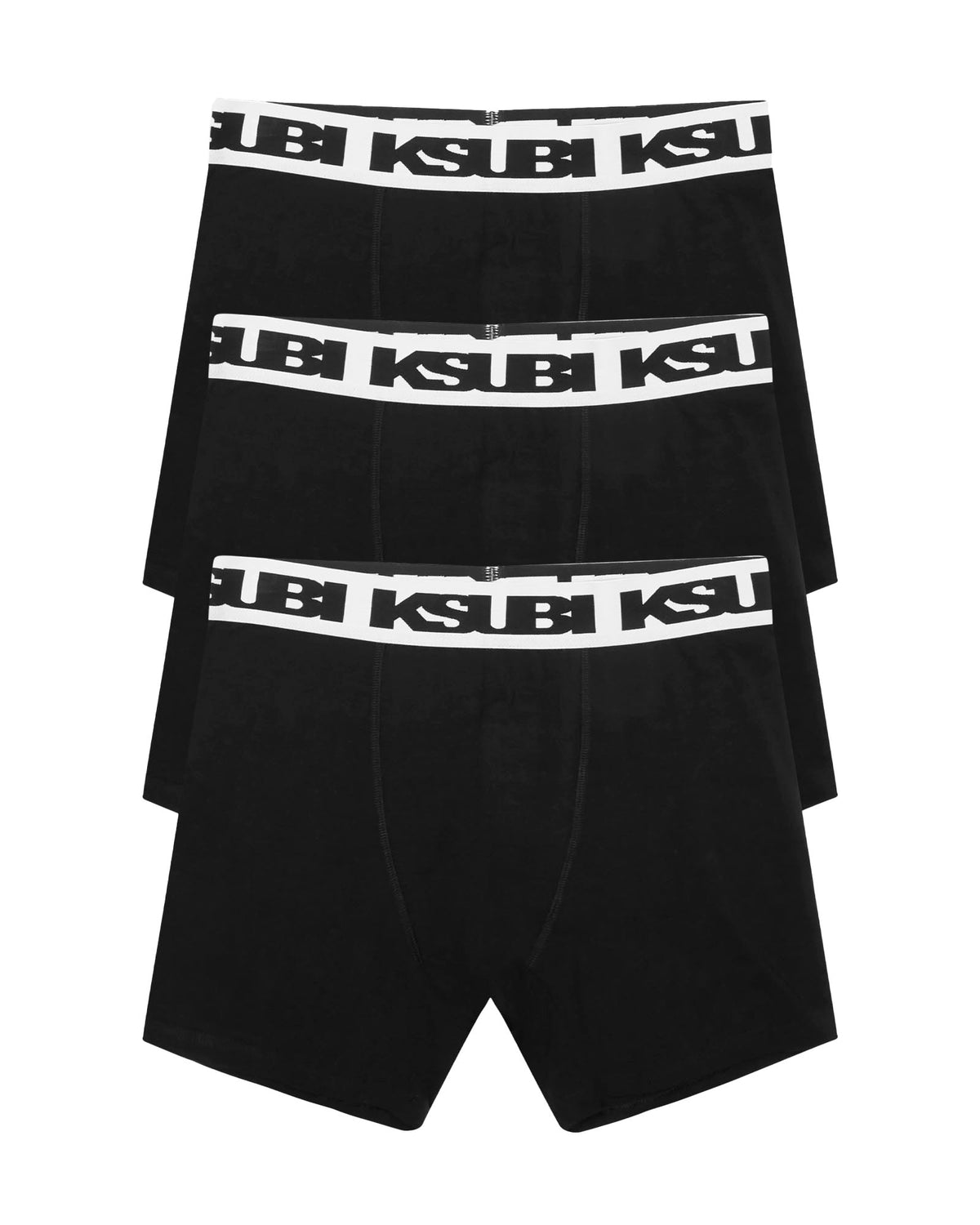 Royalty Boxer Brief 3 Pack Black Underwear - Black
