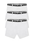 ROYALTY BOXER BRIEF 3 PACK WHITE