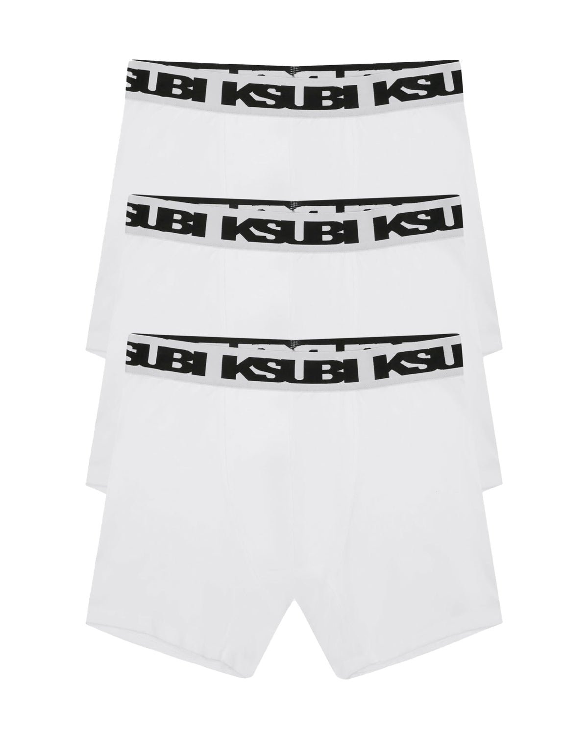 Royalty Boxer Brief 3 Pack White Underwear - White