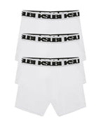 Royalty Boxer Brief 3 Pack White Underwear - White