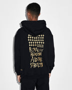 Mens Ksubi 23 Biggie Hoodie Jet Black Oversized Fleece - Black