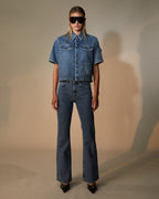 Womens Soho Heritage Flare Denim Jeans - Denim