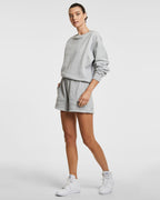 Womens 3 X 4 Trak Short Grey Marl Relaxed Walkshorts - Grey