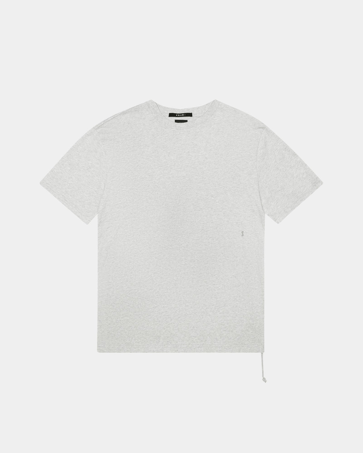 Mens 4 X 4 Biggie Ss Tee Grey Marle Oversized Tees - Grey