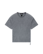 Mens 4x4 Paise Biggie Ss Tee Charcoal Regular Tees - Grey