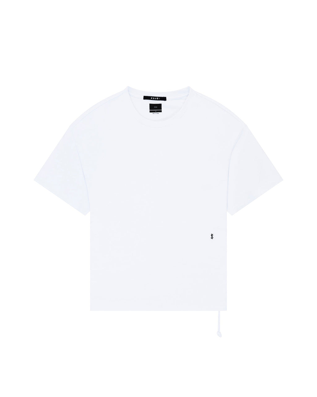 Mens 4x4 Paise Biggie Ss Tee White Black Regular Tees - White