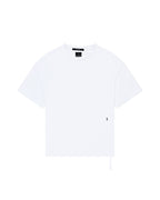 Mens 4x4 Paise Biggie Ss Tee White Black Regular Tees - White
