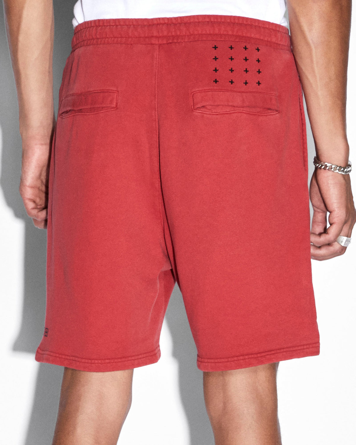 Mens 4x4 Trak Short Crimson Relaxed Walkshorts - Red