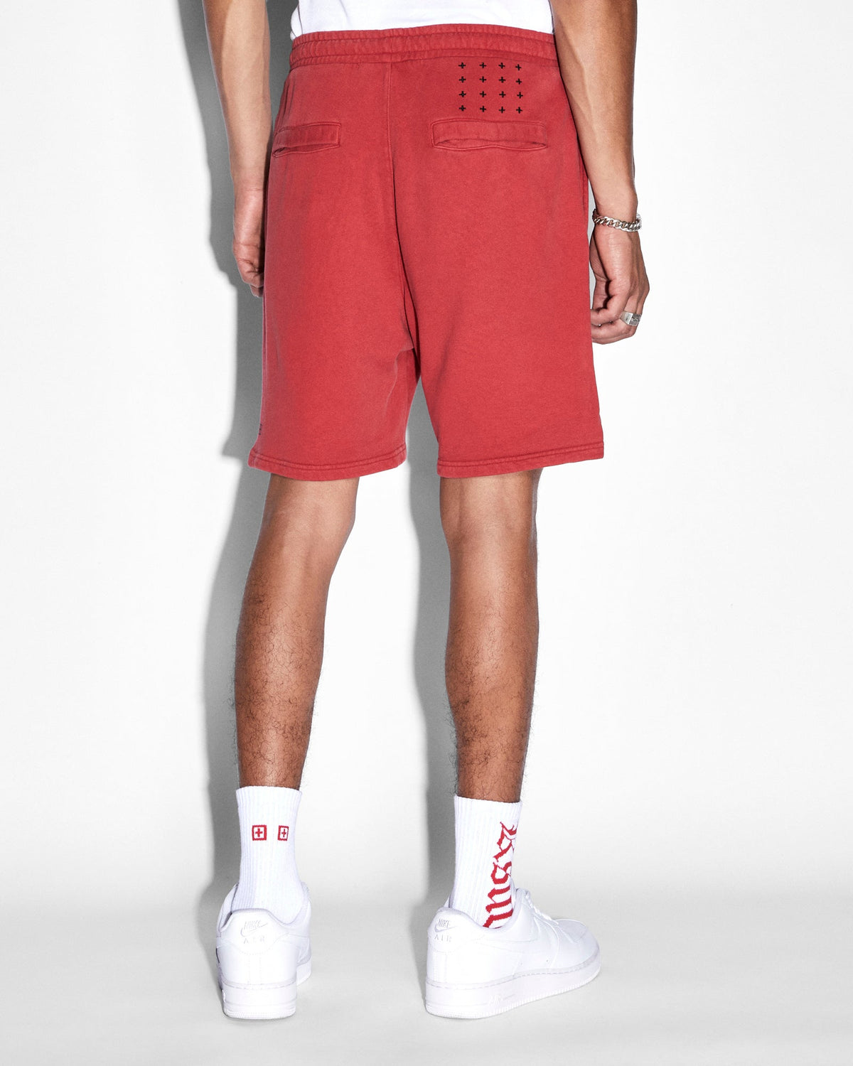 Mens 4x4 Trak Short Crimson Relaxed Walkshorts - Red