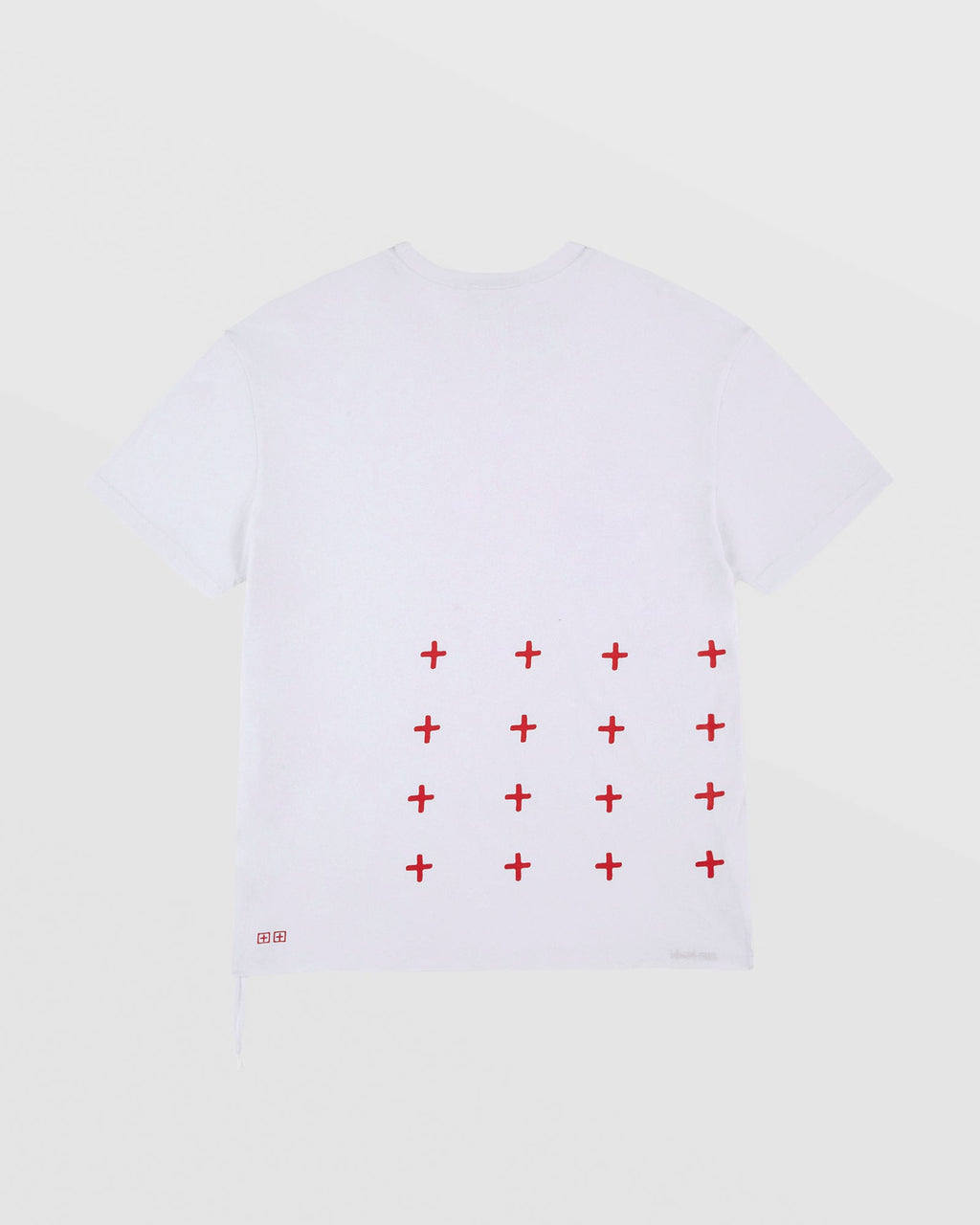 Mens 4x4 Biggie Ss Tee White/red Oversized Tees - White
