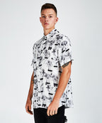 Mens Naughty Boys Ss Shirt Shirts - Multi Colour