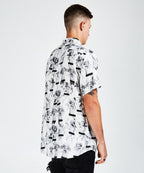 Mens Naughty Boys Ss Shirt Shirts - Multi Colour