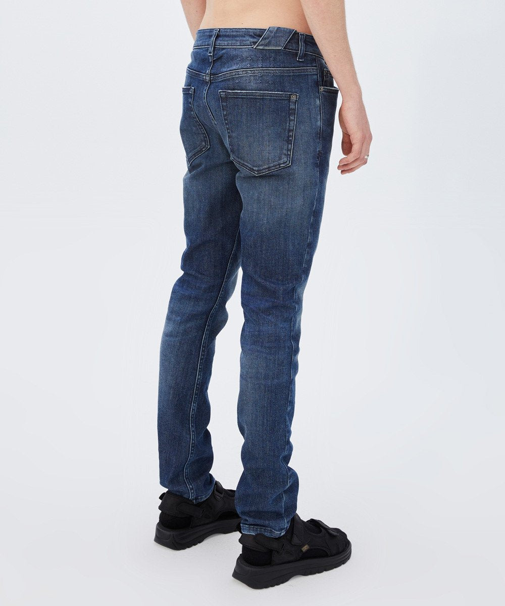 Mens Chitch Breaker Blue Slim Denim Jeans - Denim