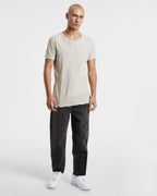 Mens Bullet Crop Asphalt Relaxed Denim Jeans - Black