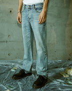 Mens Bronko Pure Dynamite Bootcut Denim Jeans - Denim