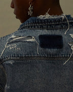Mens Oh G Jacket Ekstatik Oversized Jackets - Denim