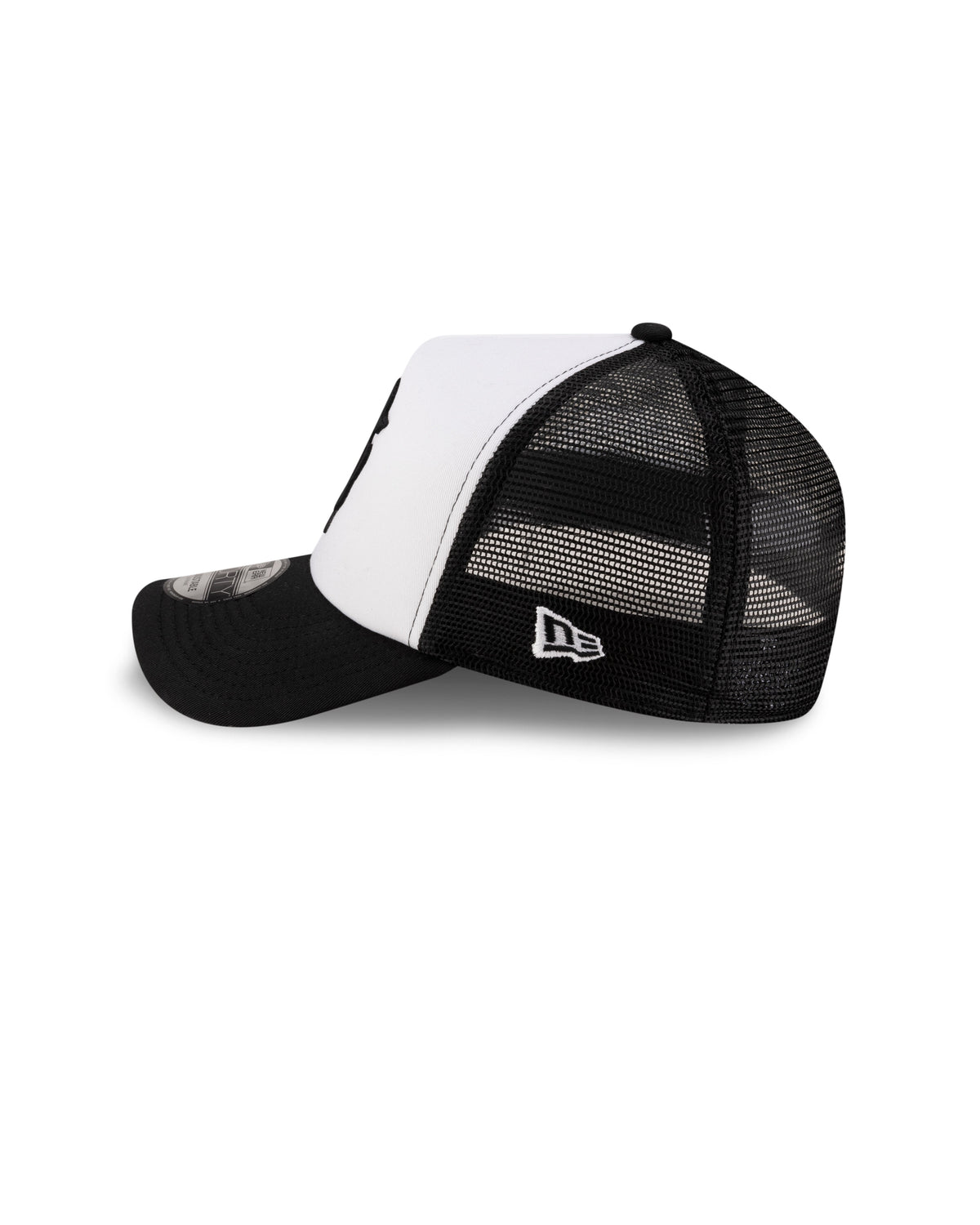 Ksubi X New Era 9forty A-frame Trucker Cap Black/white Headwear - Black