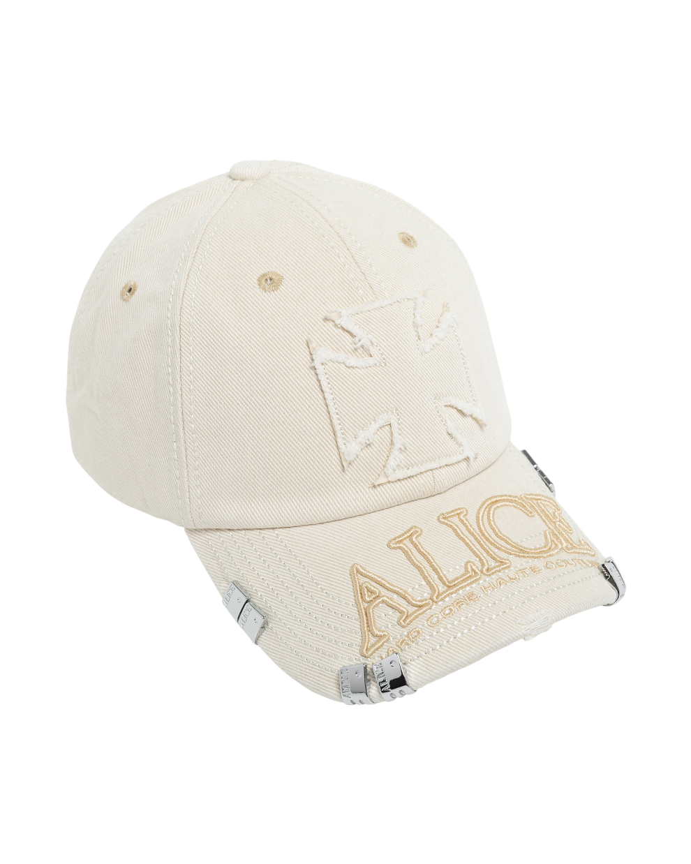 Ksubi X Alice Hollywood Atelier Cap Ivory Headwear - Beige