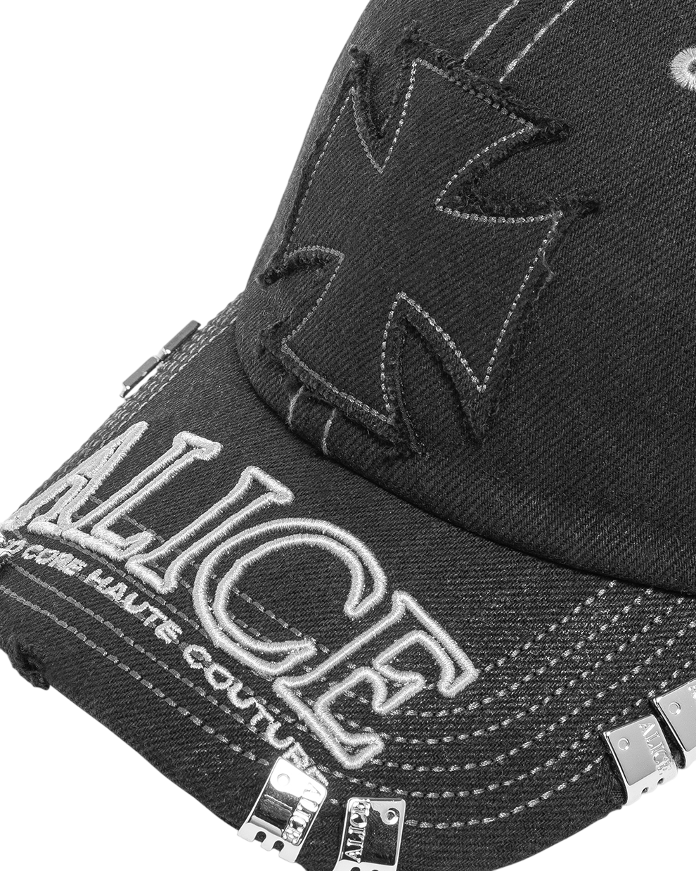 Ksubi X Alice Hollywood Atelier Cap Black Wax Headwear - Black