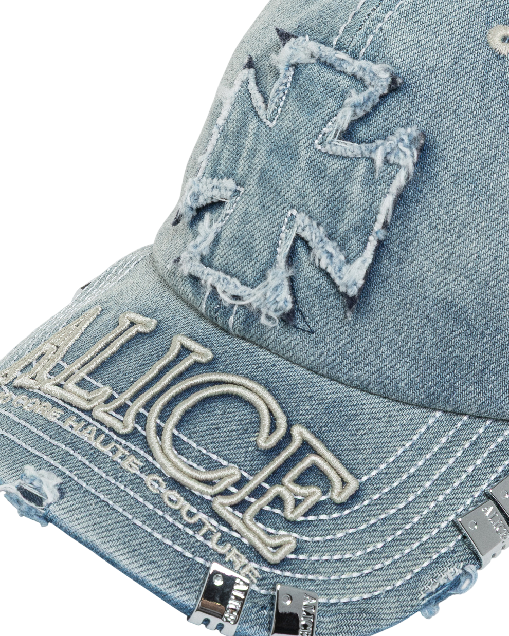 Ksubi X Alice Hollywood Atelier Cap Punk Blue Headwear - Denim