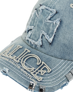 Ksubi X Alice Hollywood Atelier Cap Punk Blue Headwear - Denim