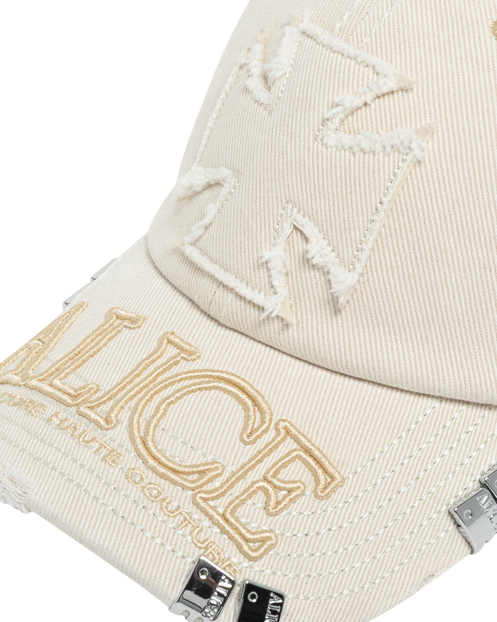 Ksubi X Alice Hollywood Atelier Cap Ivory Headwear - Beige