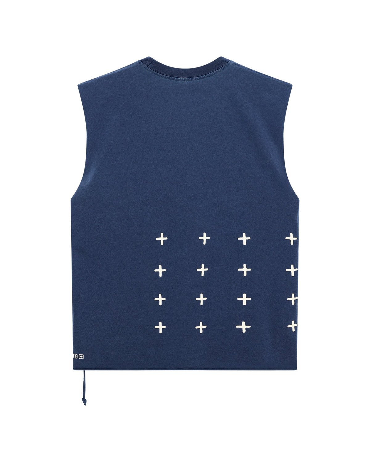 Mens All Day Biggie Cut Off Tee Deep Oversized Tees - Navy