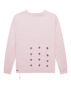 Mens Allday Biggie Ls Tee Ice Quartz Oversized Tees - Pink