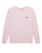Mens Allday Biggie Ls Tee Ice Quartz Oversized Tees - Pink