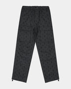 Mens Allstar Fugitive Cargo Khaki Straight Pants - Black