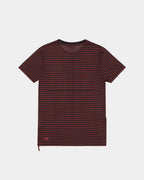 Mens Angel Sioux Ss Tee Red Stripe Slim Tees - Red