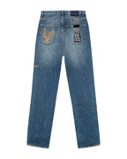 Mens Anti K Antique Kraft Relaxed Denim Jeans - Denim