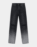 Mens Anti K Allstar Fade Relaxed Denim Jeans - Black