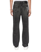 Mens Anti K Blakk Rokk Trashed Relaxed Denim Jeans - Black